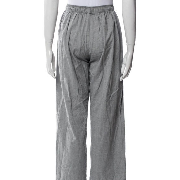 Comme Si La Boxer Alta in Cotton Flannel Light Grey Herringbone - Picture 10 of 10